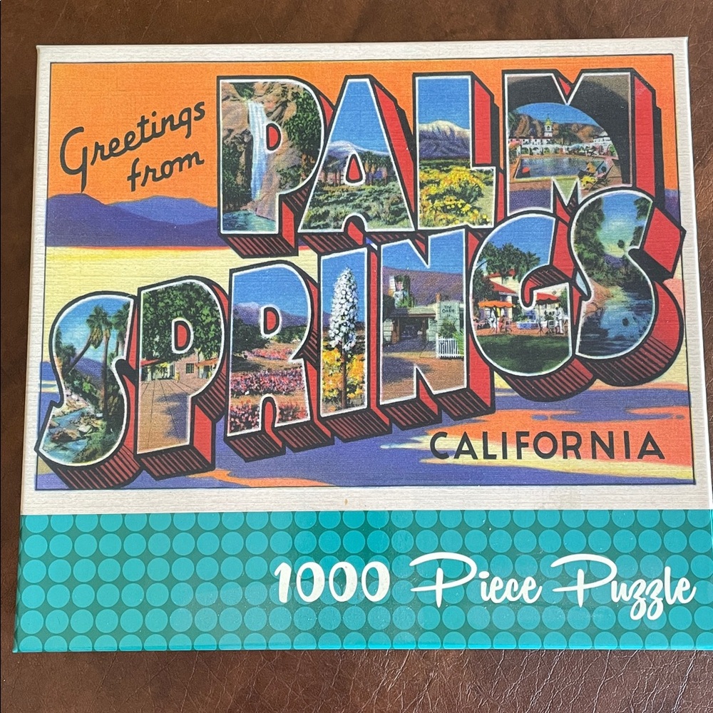 Palm Springs puzzle 1,000 pieces